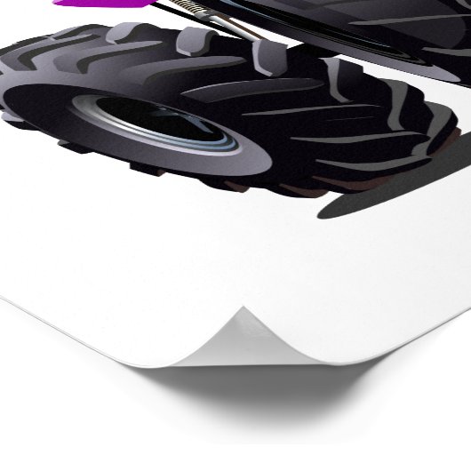 漫画の車 ポスター (角)