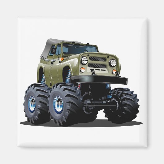 漫画の車 マグネット (正面)