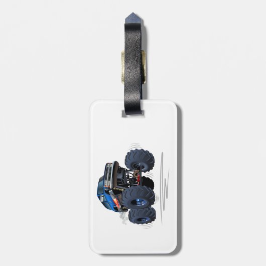 漫画の車 ラゲッジタグ (裏面縦)