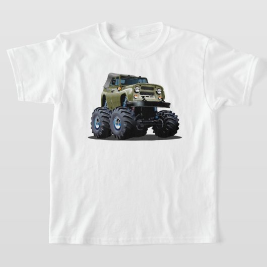 漫画の車 Tシャツ (レイダウン)