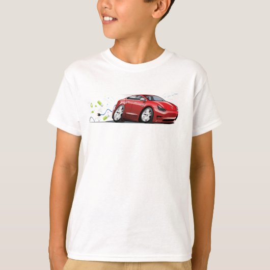 漫画の車 Tシャツ (正面)