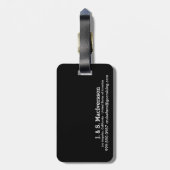 漫画の遊航船はCruisin行こう ラゲッジタグ (裏面縦)