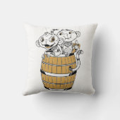 漫画の部族の猿 クッション (裏面)