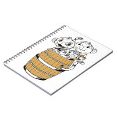 漫画の部族の猿 ノートブック (左側)