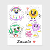 漫画の酸のアイディアのステッカーセット シール (シート)