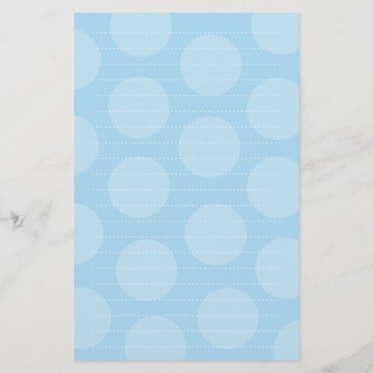 漫画の青い象の子供たちドットありがとう 便箋 (裏面)