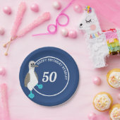 漫画の青い足のブービーバードパーティー ペーパープレート (パーティー)