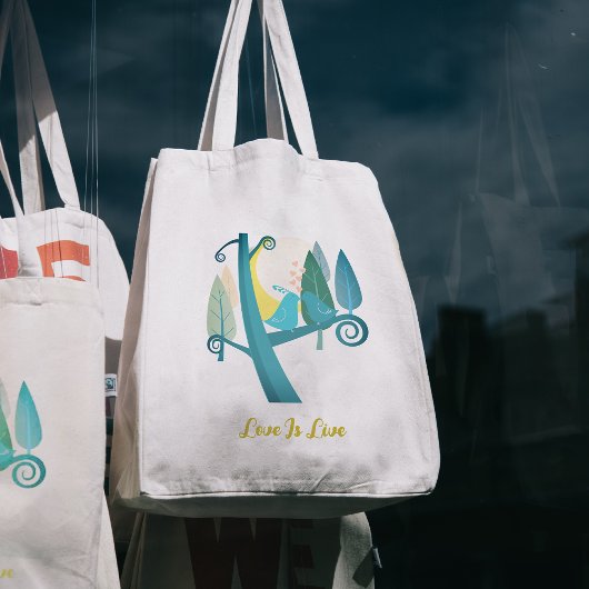 漫画の青い鳥トートバッグ トートバッグ