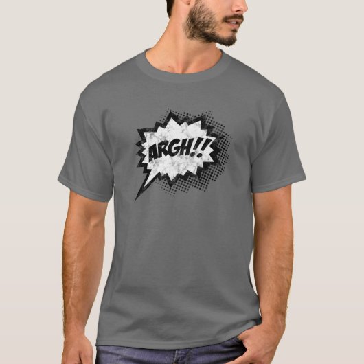 漫画の音声バブルの呪いのおもしろい諺 ポップ・アートの Tシャツ (正面)