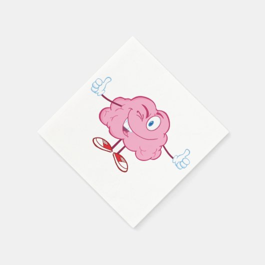 漫画の頭脳のキャラクターの紙ナプキン スタンダードカクテルナプキン (角)