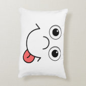漫画の顔 アクセントクッション (裏面(縦))
