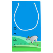 漫画の風景中国の牛の新年〔占星術の〕十二宮図SGB スモールペーパーバッグ (裏面)