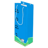 漫画の風景中国の牛の新年〔占星術の〕十二宮図WGB ワインギフトバッグ (正面アングル)