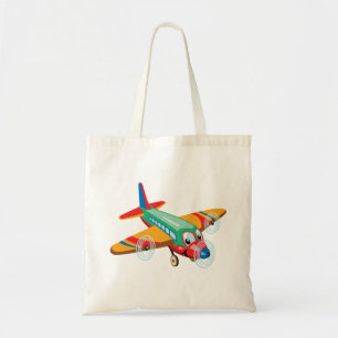 漫画の飛行機のトートバッグ トートバッグ