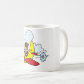 漫画の飛行機のマグ コーヒーマグカップ (正面右)