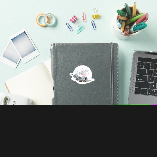 漫画の飛行機シール シール (iPadカバー)