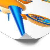 漫画の飛行機ポスター ポスター (角)