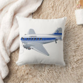 漫画の飛行機 クッション (ブランケット)