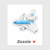 漫画の飛行機 シール (シート)