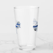漫画の飛行機 タンブラーグラス (右)