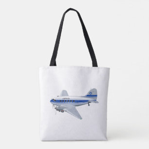 漫画の飛行機 トートバッグ