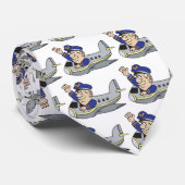 漫画の飛行機 ネクタイ (ロール)