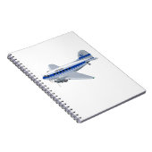 漫画の飛行機 ノートブック (右側)