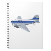 漫画の飛行機 ノートブック (正面)