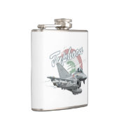 漫画の飛行機 フラスク (右)