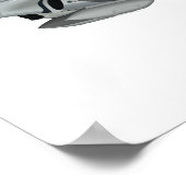 漫画の飛行機 ポスター (角)