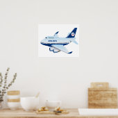漫画の飛行機 ポスター (キッチン)