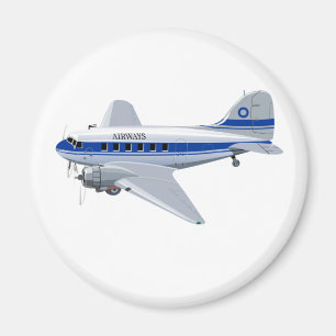 漫画の飛行機 マグネット
