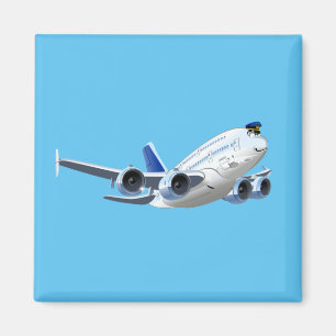 漫画の飛行機 マグネット