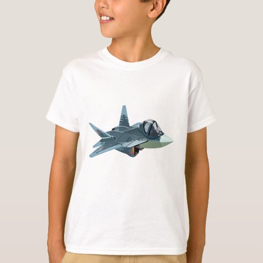 漫画の飛行機 Tシャツ (正面)