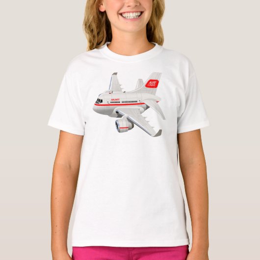 漫画の飛行機 Tシャツ (正面)