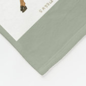 漫画の馬の品種フリースブランケット フリースブランケット (角)