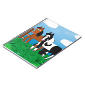 漫画の馬 ノートブック (左側)