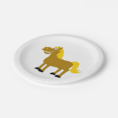 漫画の馬 ペーパープレート (アングル)