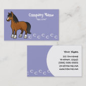 漫画の馬 名刺 (正面/裏面)