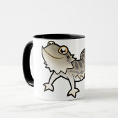 漫画の髭があるドラゴン/Rankinのドラゴン マグカップ (正面左)