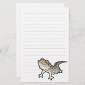 漫画の髭があるドラゴン/Rankinのドラゴン 便箋 (正面/裏面)