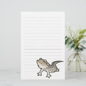 漫画の髭があるドラゴン/Rankinのドラゴン 便箋 (スタンド正面)