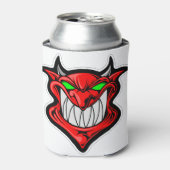 漫画の鬼顔頭サタン 缶クーラー (缶正面)