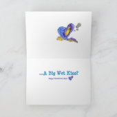 漫画の魚はキスのバレンタインカードをぬらしました シーズンカード (内部)