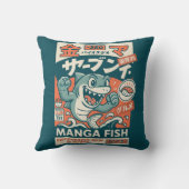 漫画の魚 クッション (裏面)