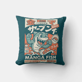 漫画の魚 クッション