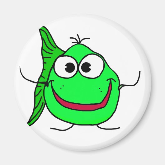 漫画の魚 マグネット (正面)
