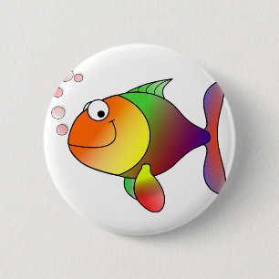 漫画の魚 缶バッジ