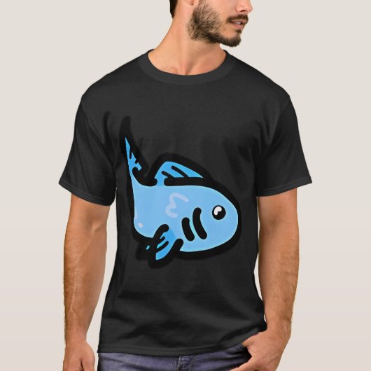漫画の魚 Tシャツ (正面)