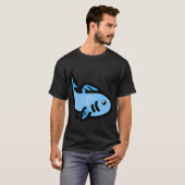 漫画の魚 Tシャツ (正面フル)